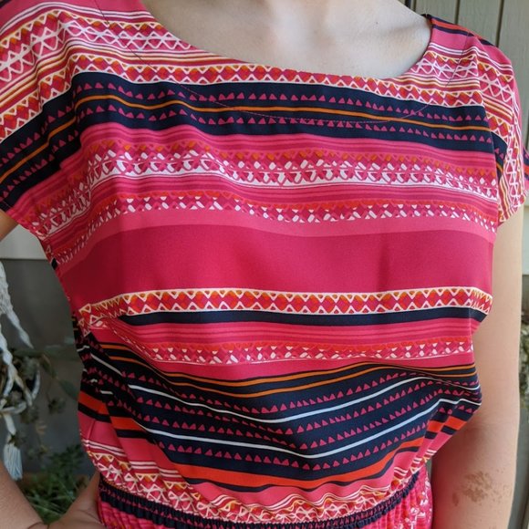 Merona Soutwest Print Shift Dress, Sz. XS - Picture 2 of 3